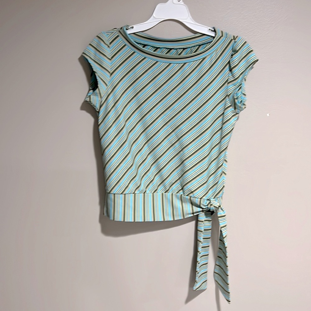 Charlotte Russe Vintage Pretty Stripe Top